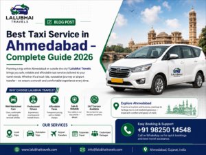Best Taxi Service in Ahmedabad – Complete Guide 2026